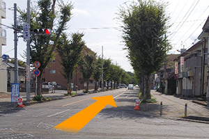 東武東上線「北坂戸」駅から当院までの道順４